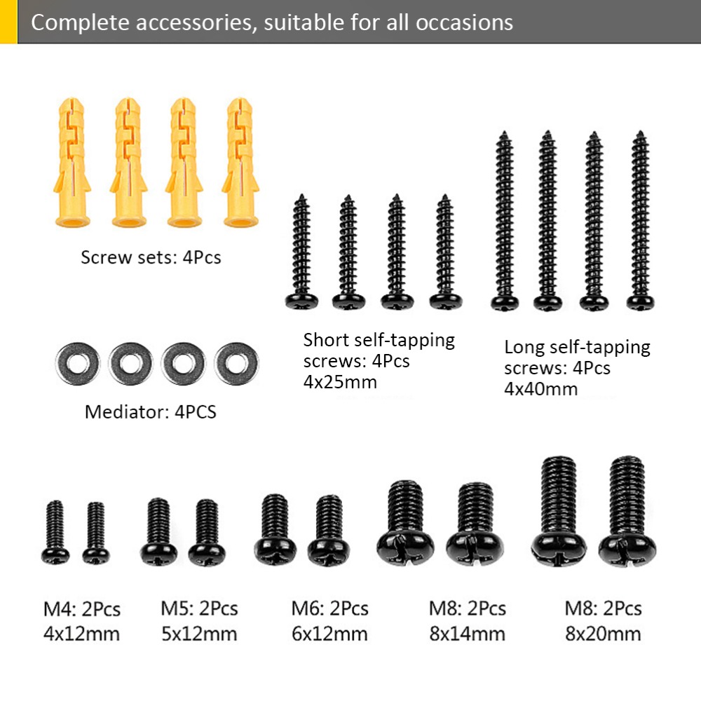 Earthquake Anchor Strap - 2 Stück Sichere Nylon-Möbelanker, Schwarz, Sicherheitsgurt