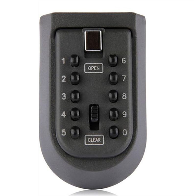 Lockbox Key Secure - Wandmontierte Druckknopf-Kombinationsschlüsselbox für Innen- und Außenbereich,