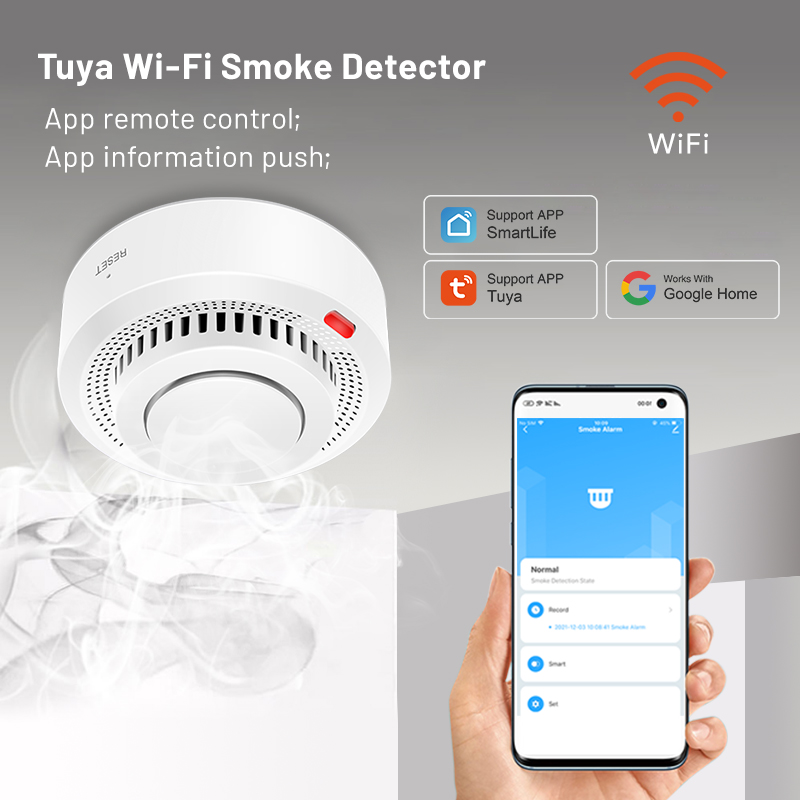 Tuya Smart WiFi Rauchmelder Br – Smoke Detector Interconnected Bewertung und Preis