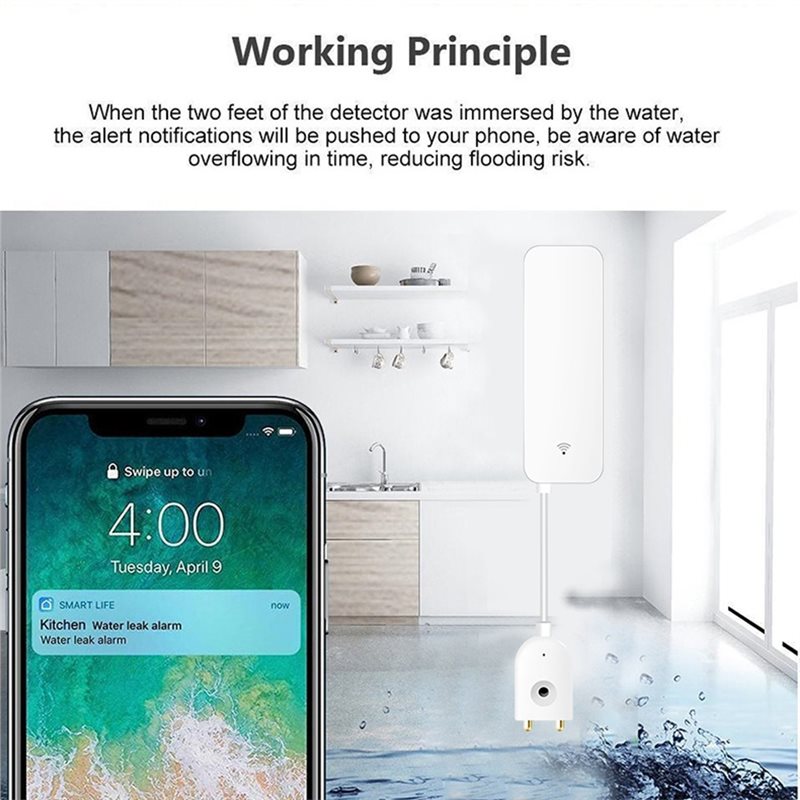 SYW-Tuya WIFI Wasserüberlauf-A – Water Alarm Sensor Bewertung und Preis