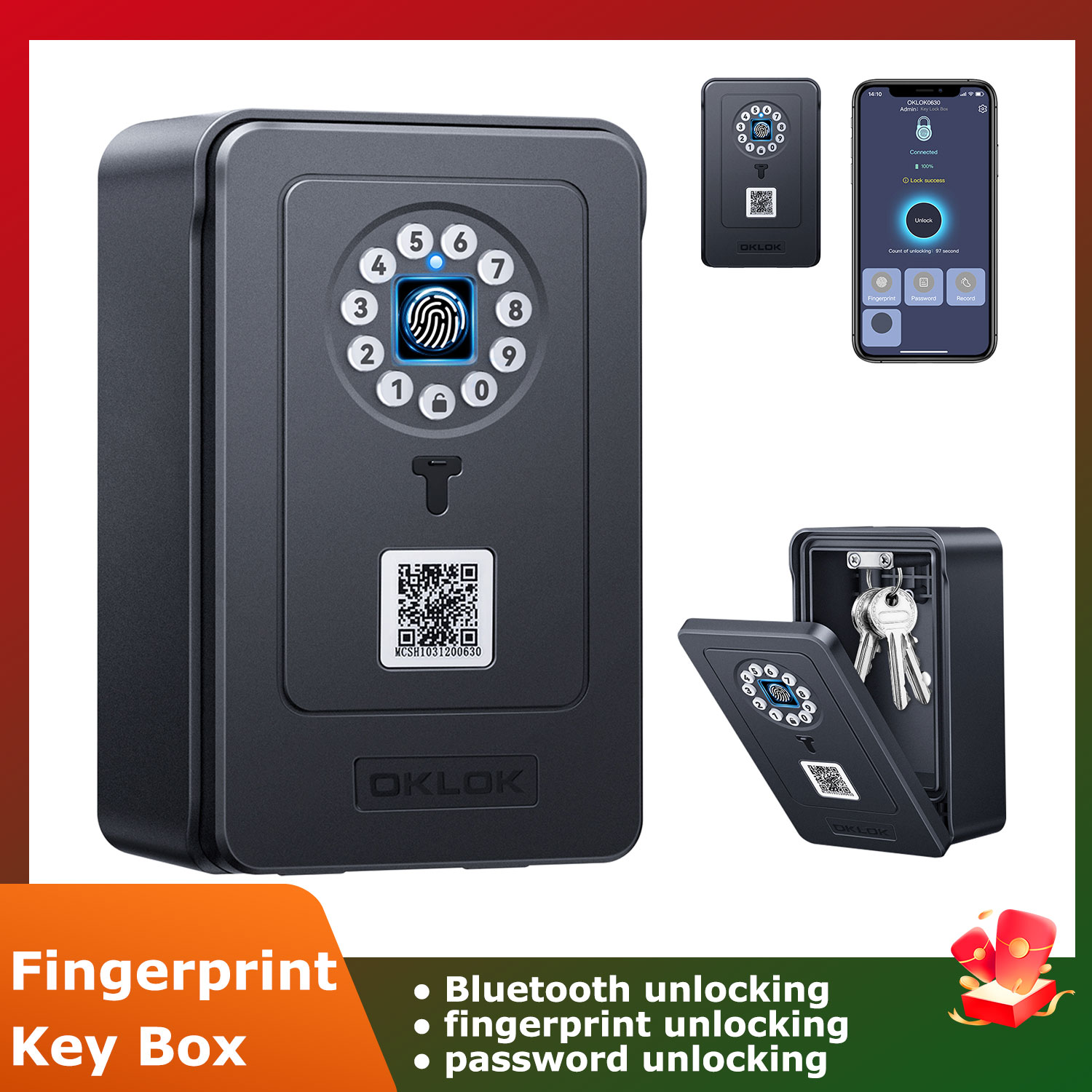 Drahtloses Smart-Schlüsselsafe – Lockbox Key Secure Bewertung und Preis