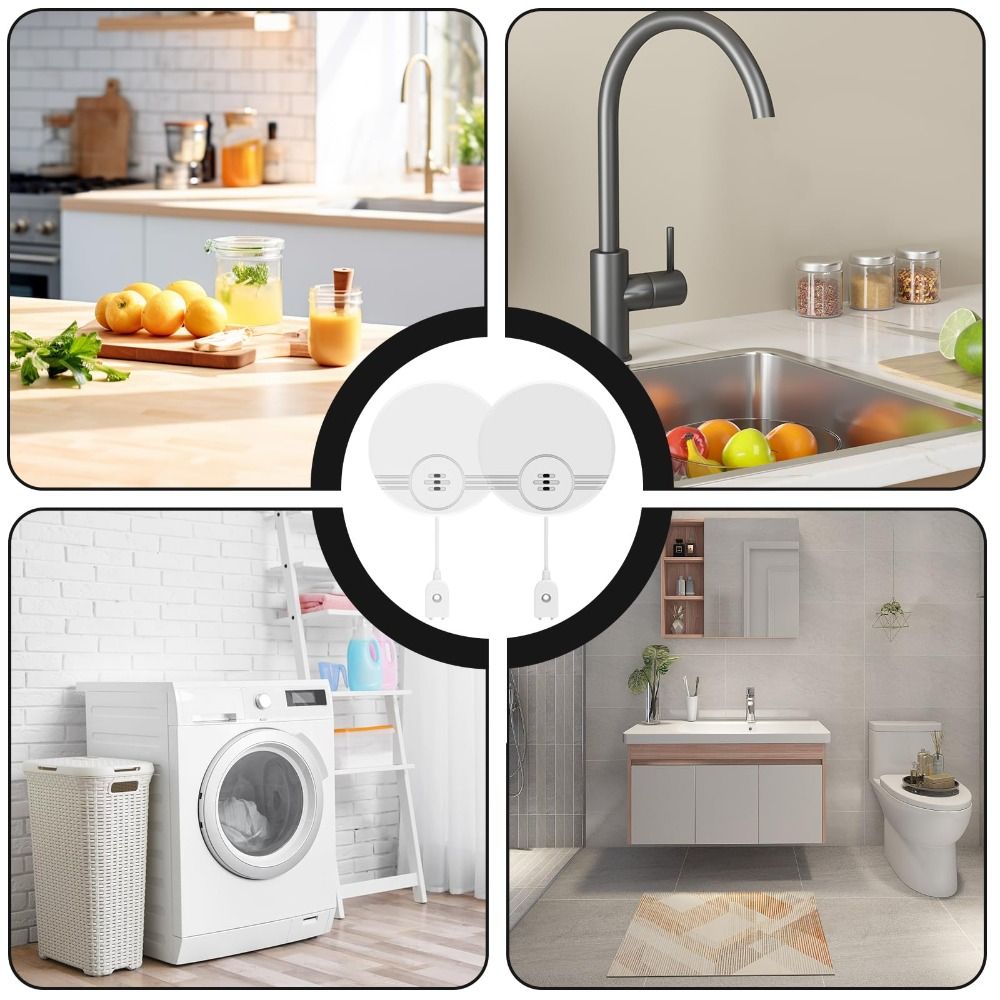 Dual-Mode-Sensor Wasserleck-Al – Water Alarm Sensor Bewertung und Preis