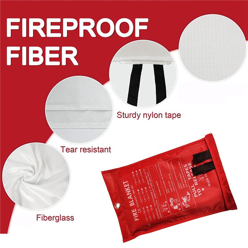 B48B-8PCS Notfall-Feuerdecke,  – Fire Blanket Kitchen Bewertung und Preis