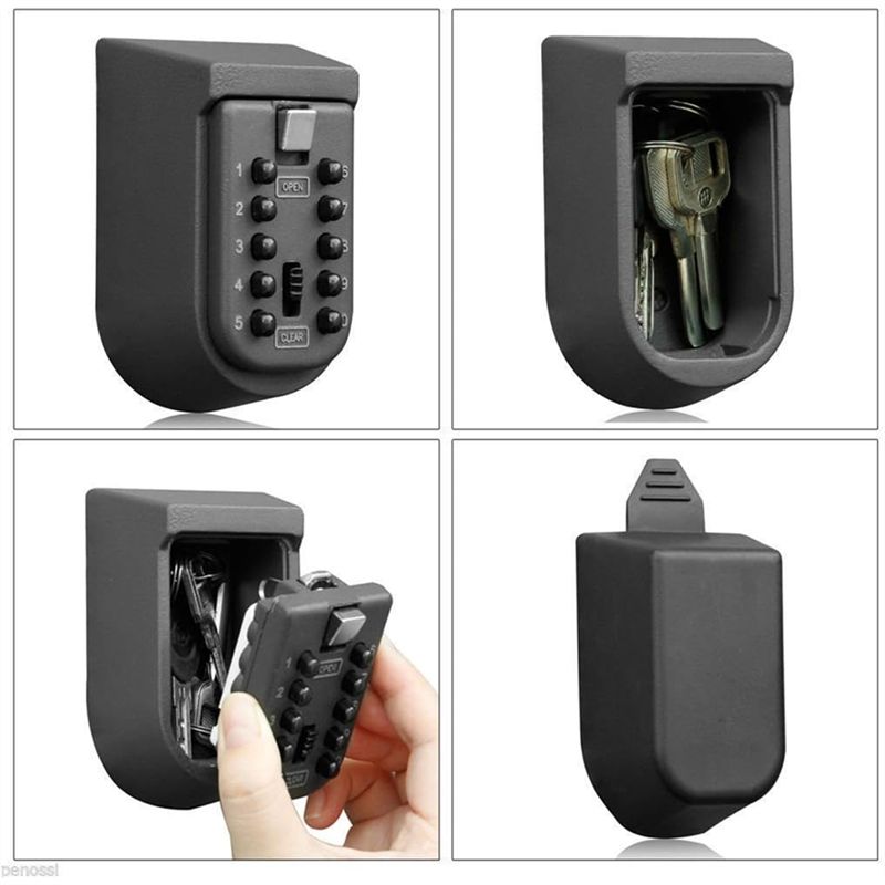 Wandmontierte Druckknopf-Kombi – Lockbox Key Secure Bewertung und Preis