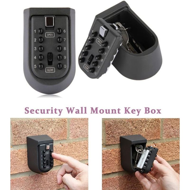 Wandmontierte Druckknopf-Kombi – Lockbox Key Secure Bewertung und Preis
