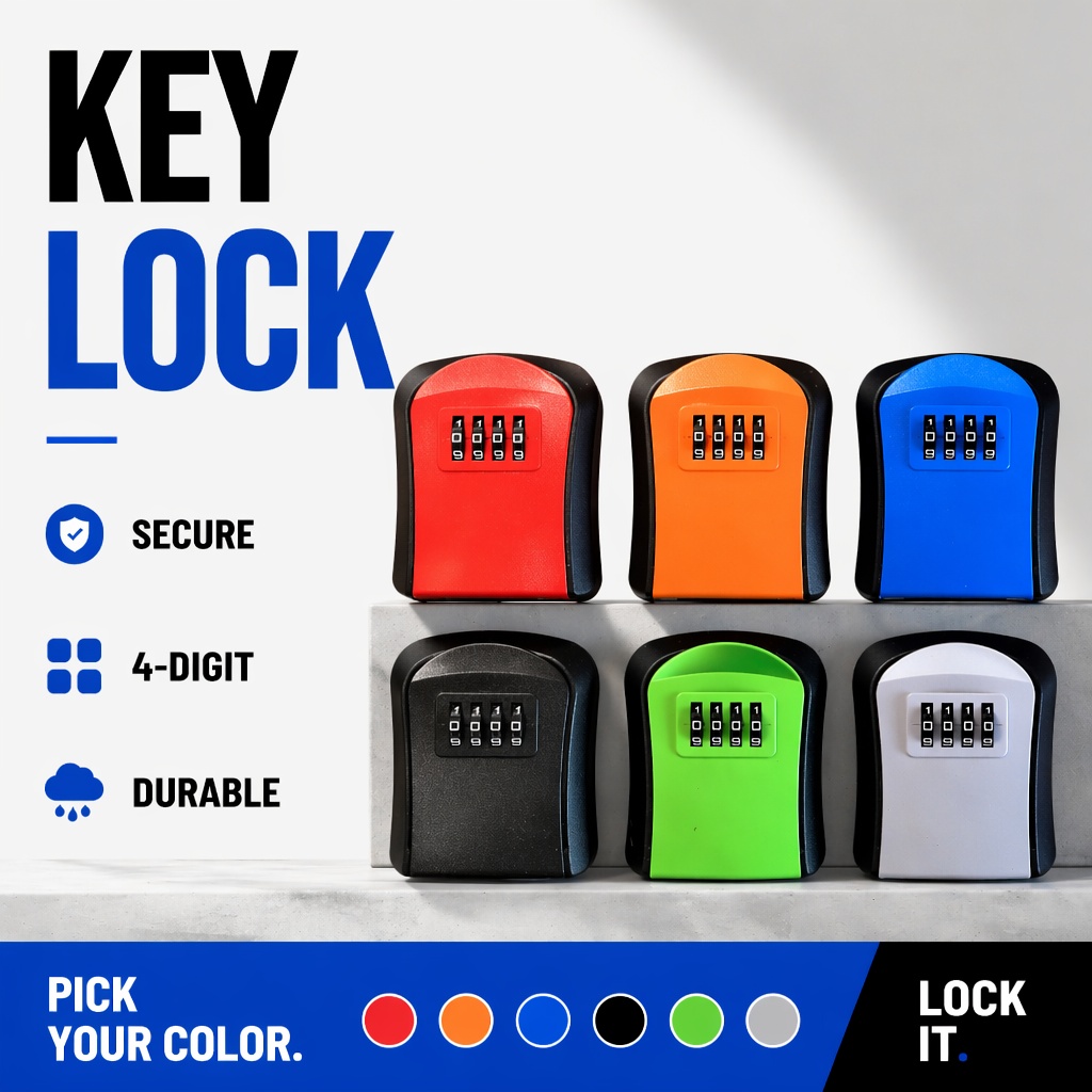 Wandmontierte Wasserdichte Sch – Lockbox Key Secure Bewertung und Preis